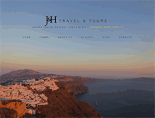 Tablet Screenshot of jhtours.com.au